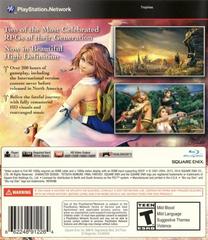 Back Cover | Final Fantasy X X-2 HD Remaster Playstation 3
