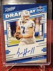 Sam Howell #DDS-SH Football Cards 2022 Panini Prestige Draft Day Signatures Prices