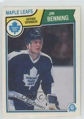 Jim Benning #326 Hockey Cards 1983 O-Pee-Chee Prices