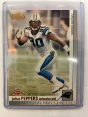 Julius Peppers #28 Football Cards 2002 Pacific Heads Up Update Prices
