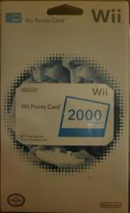 Points Card 2000 Wii Prices