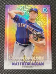 Matthew Allan Baseball Cards 2021 Bowman Chrome Mega Box Mojo Dawn of Glory Prices