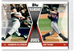 Harmon Killebrew, Jim Thome #DD-KT Baseball Cards 2011 Topps Diamond Duos Prices