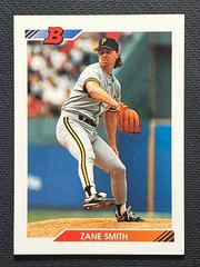 Zane Smith #409 Baseball Cards 1992 Bowman Prices