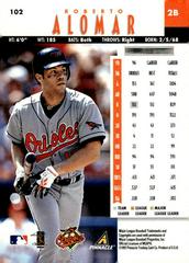 Back | Roberto Alomar Baseball Cards 1997 New Pinnacle