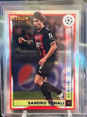 Sandro Tonali #1 Soccer Cards 2022 Topps Merlin Chrome UEFA Club Competitions Prices
