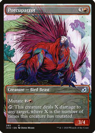 Porcuparrot [Showcase Foil] Magic Ikoria Lair of Behemoths