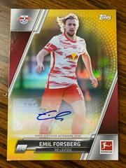 Emil Forsberg [Gold] Soccer Cards 2021 Topps Bundesliga Autographs Prices