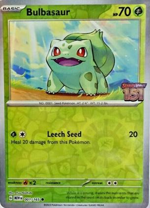 Bulbasaur [Stamped] #1 Pokemon Scarlet & Violet 151