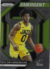 Taylor Hendricks #30 Basketball Cards 2023 Panini Prizm Emergent Prices
