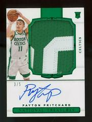 Payton Pritchard [Patch Autograph Emerald] Basketball Cards 2020 Panini National Treasures Prices
