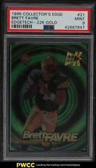 Brett Favre [22K Gold] #21 Football Cards 1995 Collector's Edge Edgetech Prices