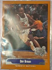 Dee Brown #85 Basketball Cards 1999 Topps NBA Tipoff Prices