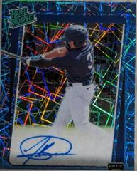 Jasson Dominguez [Carolina Blue Velocity] Baseball Cards 2021 Panini Donruss Optic Rated Prospect Signatures Prices