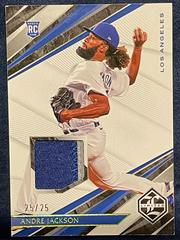Andre Jackson [Gold] #LS-AJ Baseball Cards 2022 Panini Chronicles Limited Swatches Prices