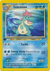 Croconaw [1st Edition] #32 Prices | Pokemon Neo Genesis | Pokemon