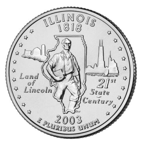 2003 D [ILLINOIS] Coins State Quarter