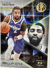 Kyrie Irving [Holo Gold] #14 Basketball Cards 2022 Panini Black Prices