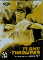 Gerrit Cole #FT-1 Baseball Cards 2021 Topps Fire Flame Throwers Prices