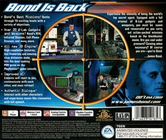 Back Cover | 007 World is Not Enough Playstation