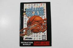 College Slam - Manual | College Slam Super Nintendo