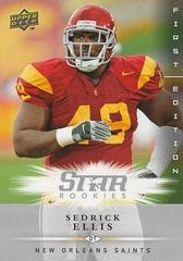 Sedrick Ellis #225 Football Cards 2008 Upper Deck First Edition Prices
