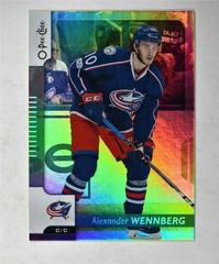 Alexander Wennberg [Black Rainbow Foil] Hockey Cards 2017 O Pee Chee Prices