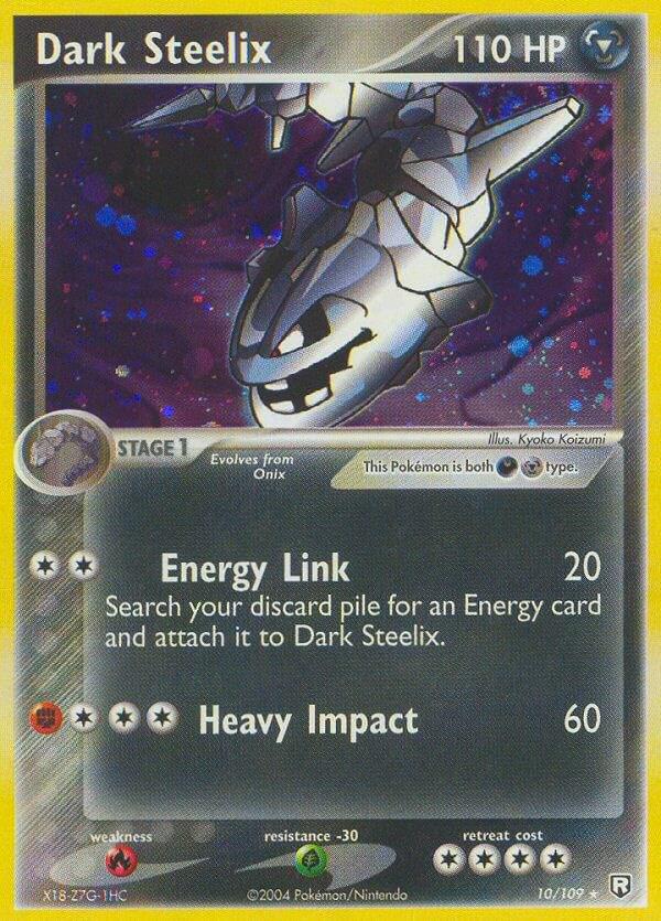 Dark Steelix #10 Pokemon Team Rocket Returns