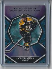Patrice Bergeron Hockey Cards 2021 Upper Deck Black Diamond Cutters Prices