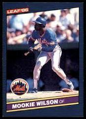 Mookie Wilson Baseball Cards 1986 Leaf Prices