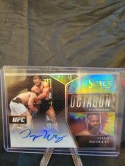 Tyron Woodley [Tie Dye Prizms] Ufc Cards 2021 Panini Select UFC Octagon Action Signatures Prices