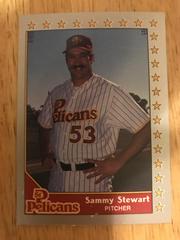 Sammy Stewart #27 Baseball Cards 1990 Pacific Senior League Prices