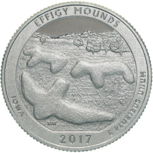 2017 P [EFFIGY MOUNDS] Coins America the Beautiful Quarter