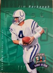 Jim Harbaugh #4 Football Cards 1997 Playoff 1st & 10 Prices