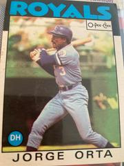 Jorge Orta #44 Baseball Cards 1986 O Pee Chee Prices