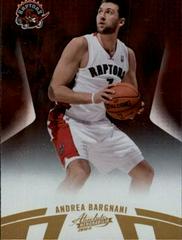 Andrea Bargnani #58 Basketball Cards 2010 Panini Absolute Memorabilia Prices