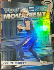 Justin Herbert Football Cards 2022 Panini Prestige Youth Movement Prices