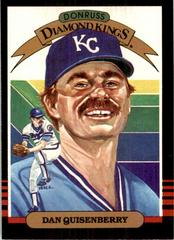 Dan Quisenberry Baseball Cards 1985 Panini Donruss Diamond Kings Supers Prices