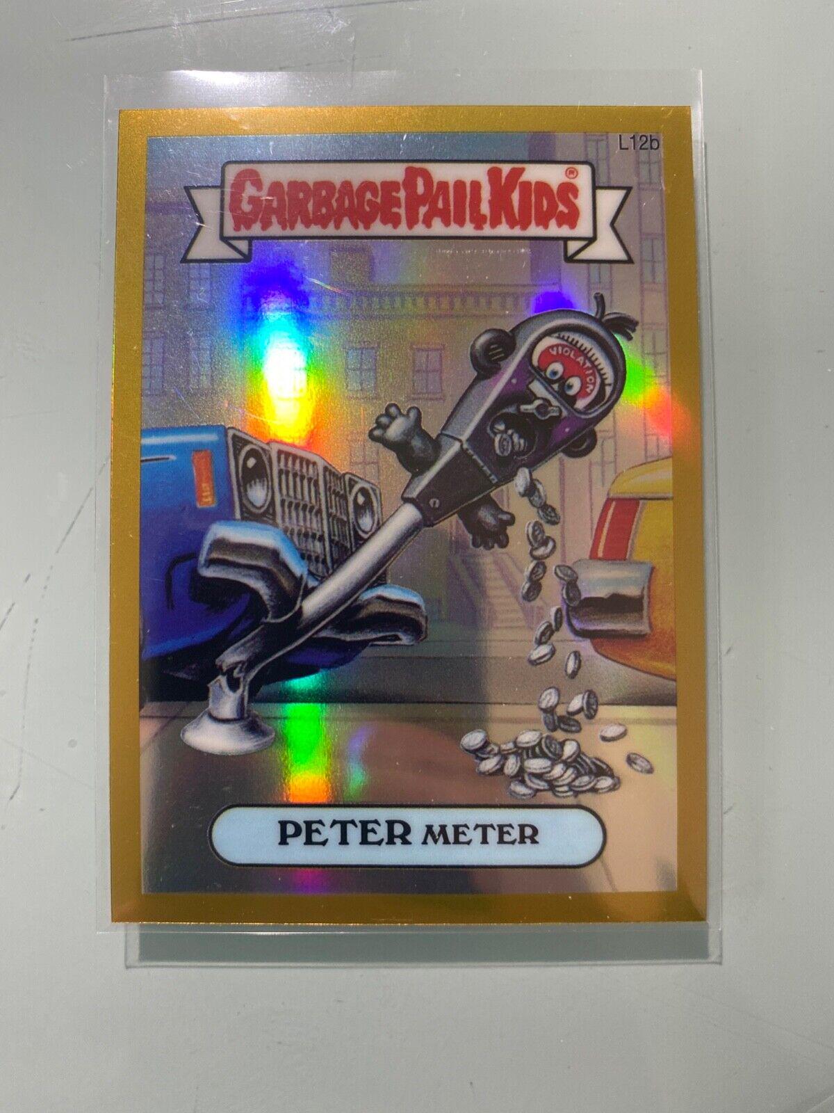 PETER Meter [Gold] #L12b 2013 Garbage Pail Kids Chrome