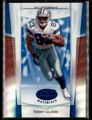 Terry Glenn #3 Football Cards 2007 Leaf Certified Materials Prices