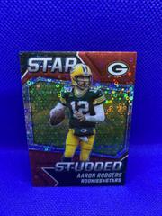 Aaron Rodgers [Red Circles] #SS17 Football Cards 2021 Panini Rookies and Stars Studded Prices