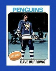 Dave Burrows Hockey Cards 1975 Topps Prices
