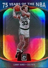 Larry Bird #36 Basketball Cards 2021 Panini Prizm 75 Years of NBA Optic Prices