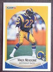 Vince Newsome #44 Football Cards 1990 Fleer Prices