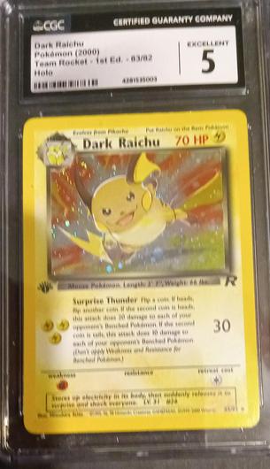 Dark Raichu [1st Edition] #83 photo