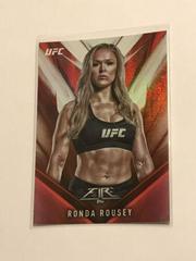 Ronda Rousey [Red] Ufc Cards 2017 Topps UFC Fire Prices