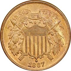 1867 Coins Two Cent Prices