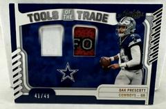 Dak Prescott [Prime] #TTD-2 Football Cards 2022 Panini Absolute Tools of the Trade Double Prices