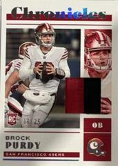 Brock Purdy [Jersey Prime] #41 Football Cards 2022 Panini Chronicles Prices
