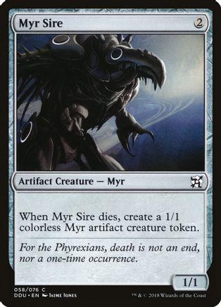 Myr Sire #58 Magic Duel Deck: Elves vs. Inventors